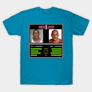 84’ Jordan vs 96’ Jordan - NBA Jam Edition T-Shirt